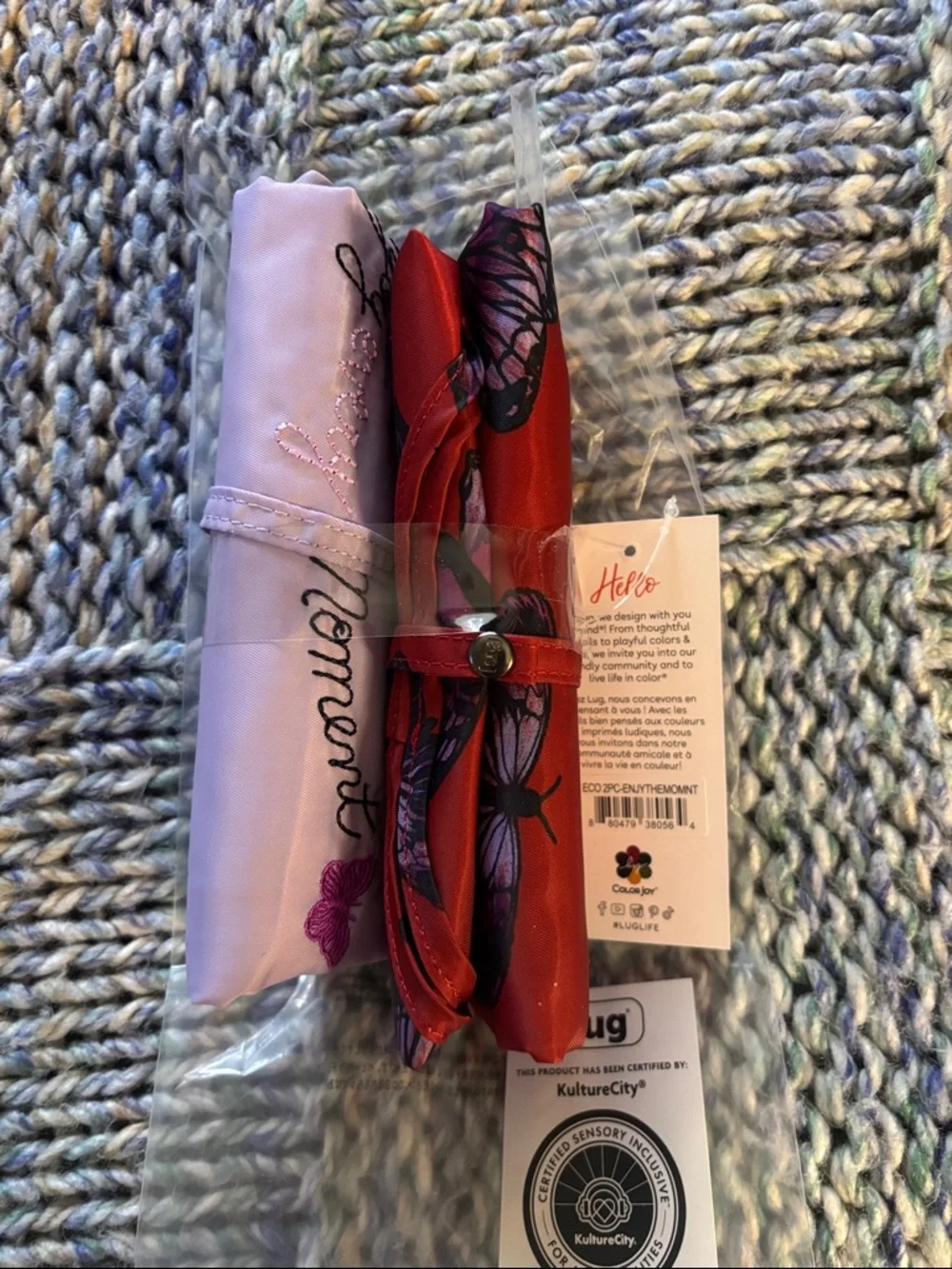 LUG - Set of 2 Eco Shoppers (with embroidery) - Picture 4 of 6